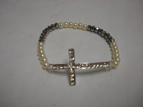 Side Cross Strech Bracelet